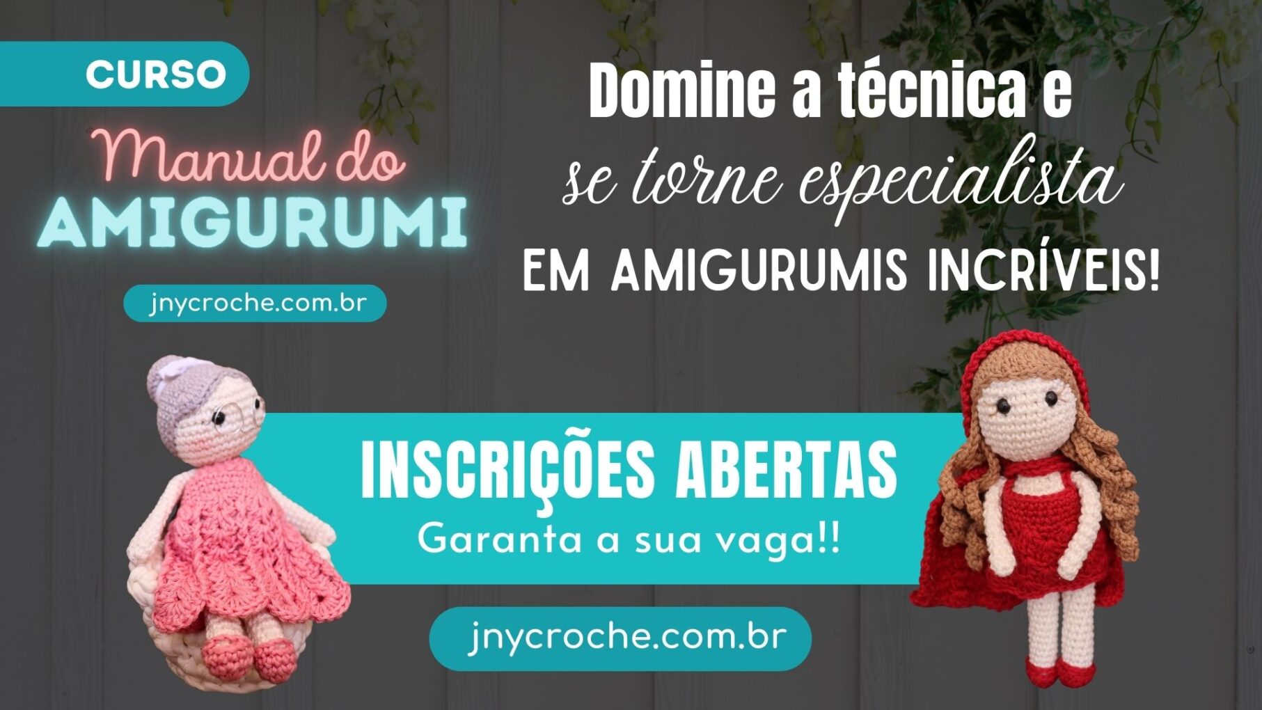 curso manual do amigurumi de crochê jnycroche 3