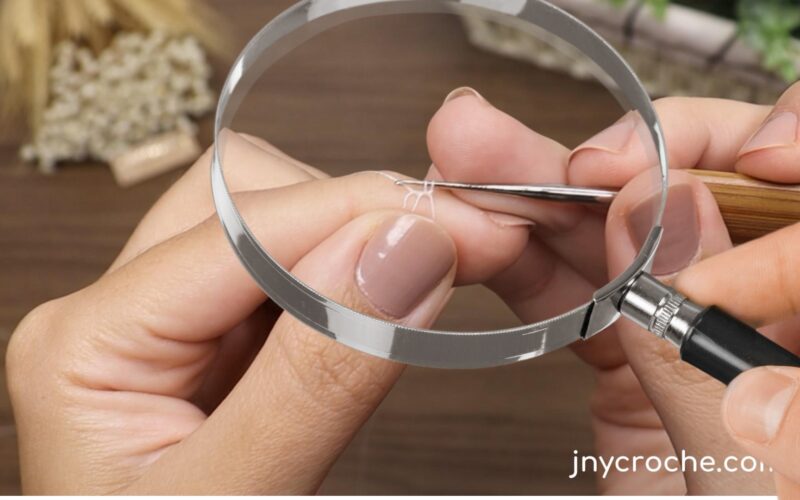 jnycroche, croche, como fazer crochê, menor flor de croche, flor de croche, crochê com menor agulha de crochê, crochê com menor linha de crochê,