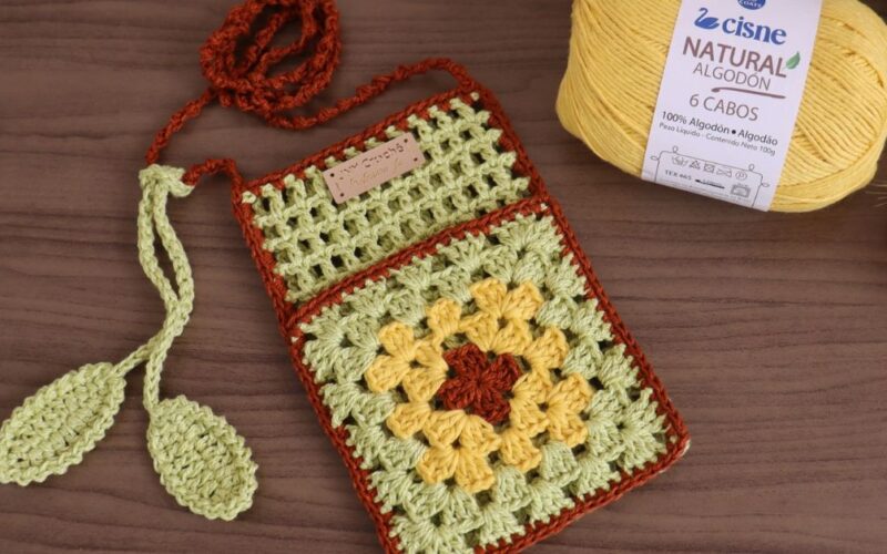 jnycroche, Bolsa de crochê fácil e rápida, Bolsa de crochê simples, Bolsa de crochê passo a passo, 1