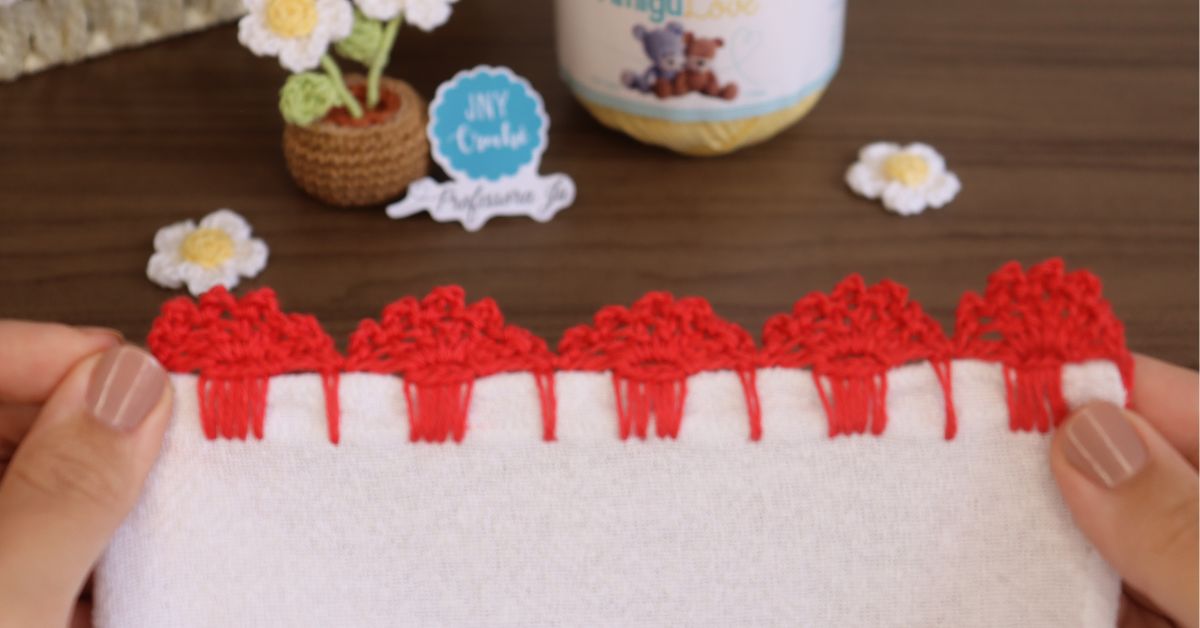 bico de crochê, crochê para iniciantes, bico simples crochê, crochê fácil, barra de crochê, acabamento em crochê, croche, bico de croche, tutorial croche, diy, jny croche, como fazer bico de crochê, crochê simples, bico de crochê simples, professora Ju, crochê básico, passo a passo de crochê, bico simples de crochê, bico de crochê fácil e rápido, bico de crochê para pano de prato, bico de crochê para toalha, crochê passo a passo,