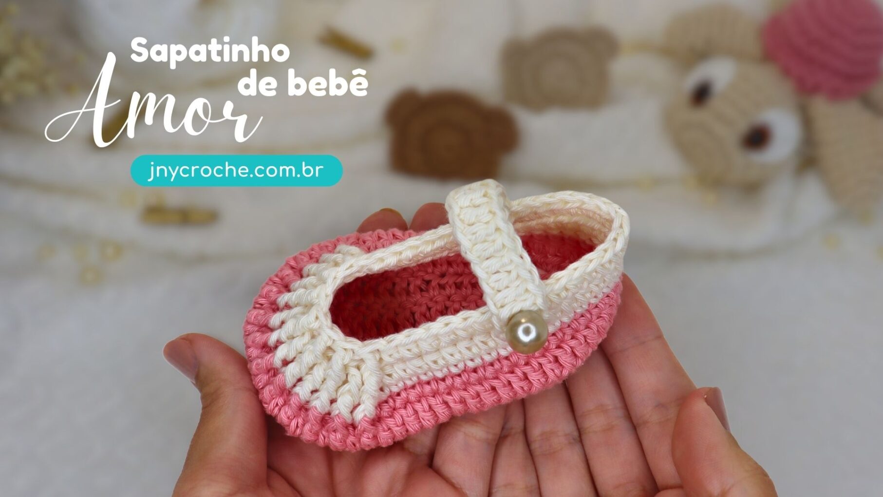 Sapatinho de crochê para bebê | Bebê Amor | CLUB