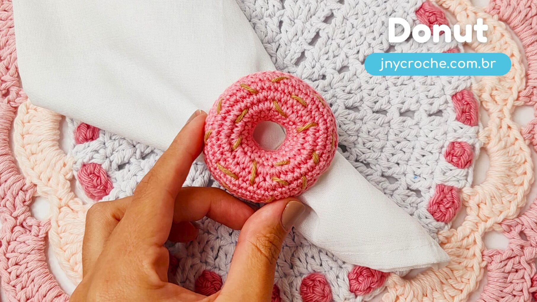 donut de crochê perfeito