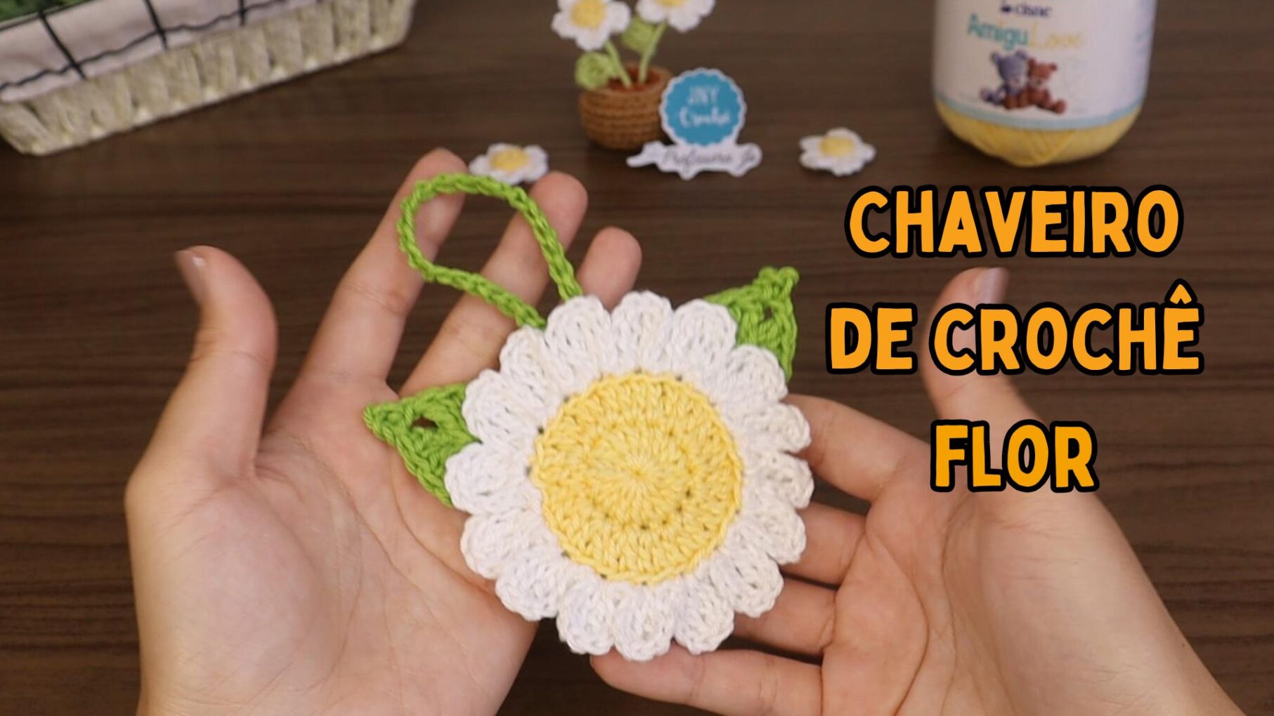 Chaveiro de crochê, Chaveiro de crochê para lembrancinha, Chaveiros de crochê passo a passo, Chaveiro de crochê flor, Flor de crochê, Flor de crochê simples, Flor de crochê passo a passo, Flor de crochê grande e fácil, Flor de crochê fácil e rápido, Flor de crochê para aplicação fácil, Mega flor de crochê,