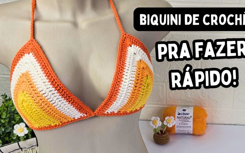 Biquíni crochê, Biquíni, Biquíni de crochê passo a passo, jnycroche, linhascorrente, Biquíni de crochê diferente, Biquíni de crochê simples, Modelo de biquíni de crochê, Biquínis femininos, Biquíni croche, Biquíni de crochê com bojo, croche, crochê,