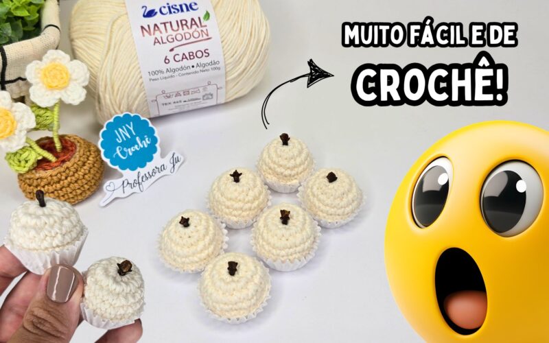 docinho de crochê, beijinho de crochê, lembrancinha de crochê, decoração de crochê, crochê para festa, JNY Crochê, Linhas Corrente, crochê, crochet, presentinho de crochê,