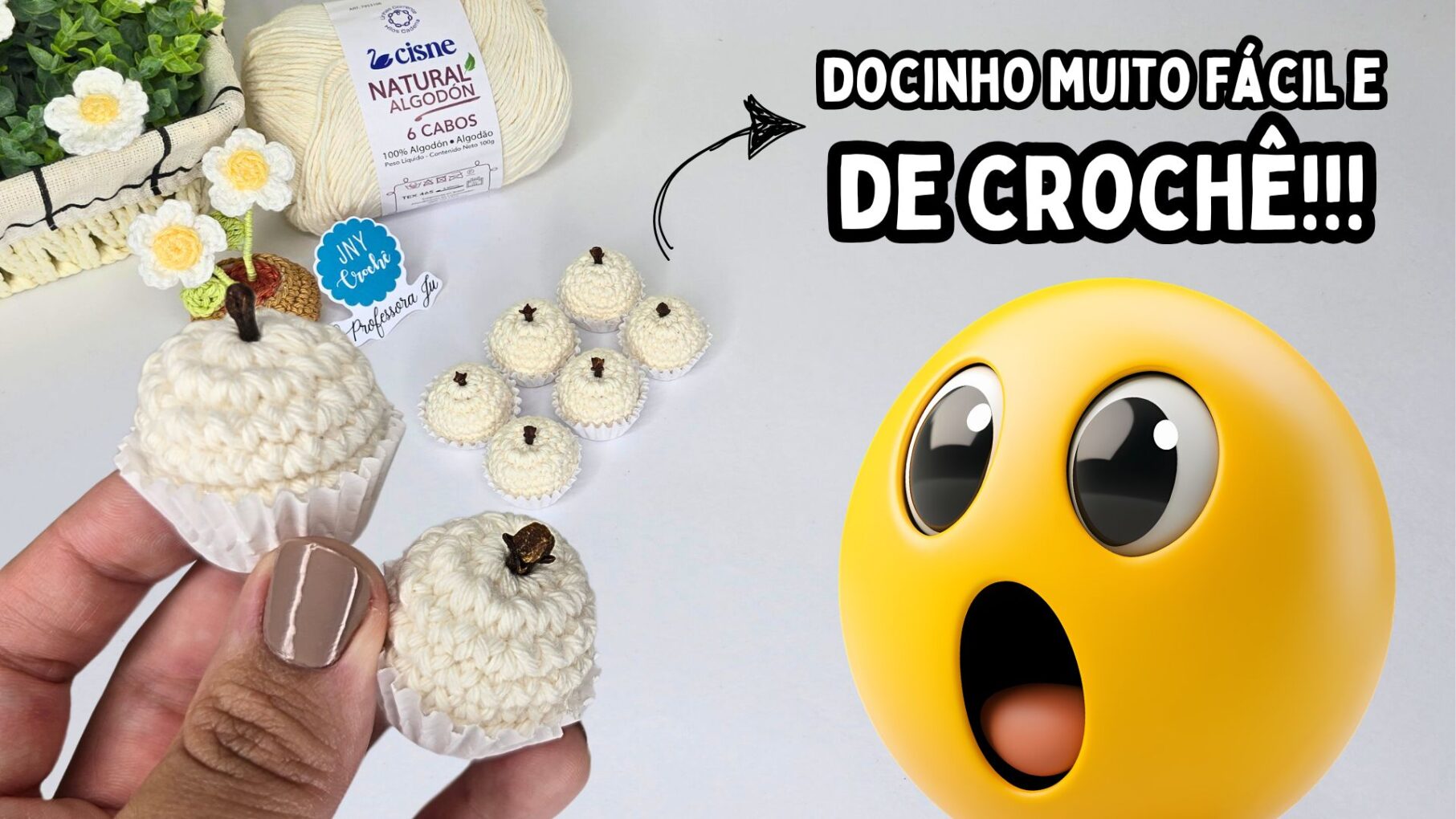 docinho de croche, beijinho de croche,