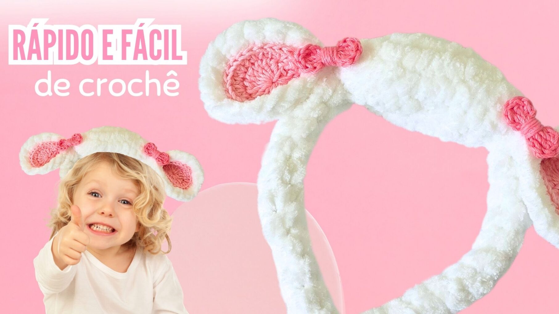 Arco de ovelha de crochê, arco de cabelo de ovelha de croche, arco de croche, arco ovelha de croche,