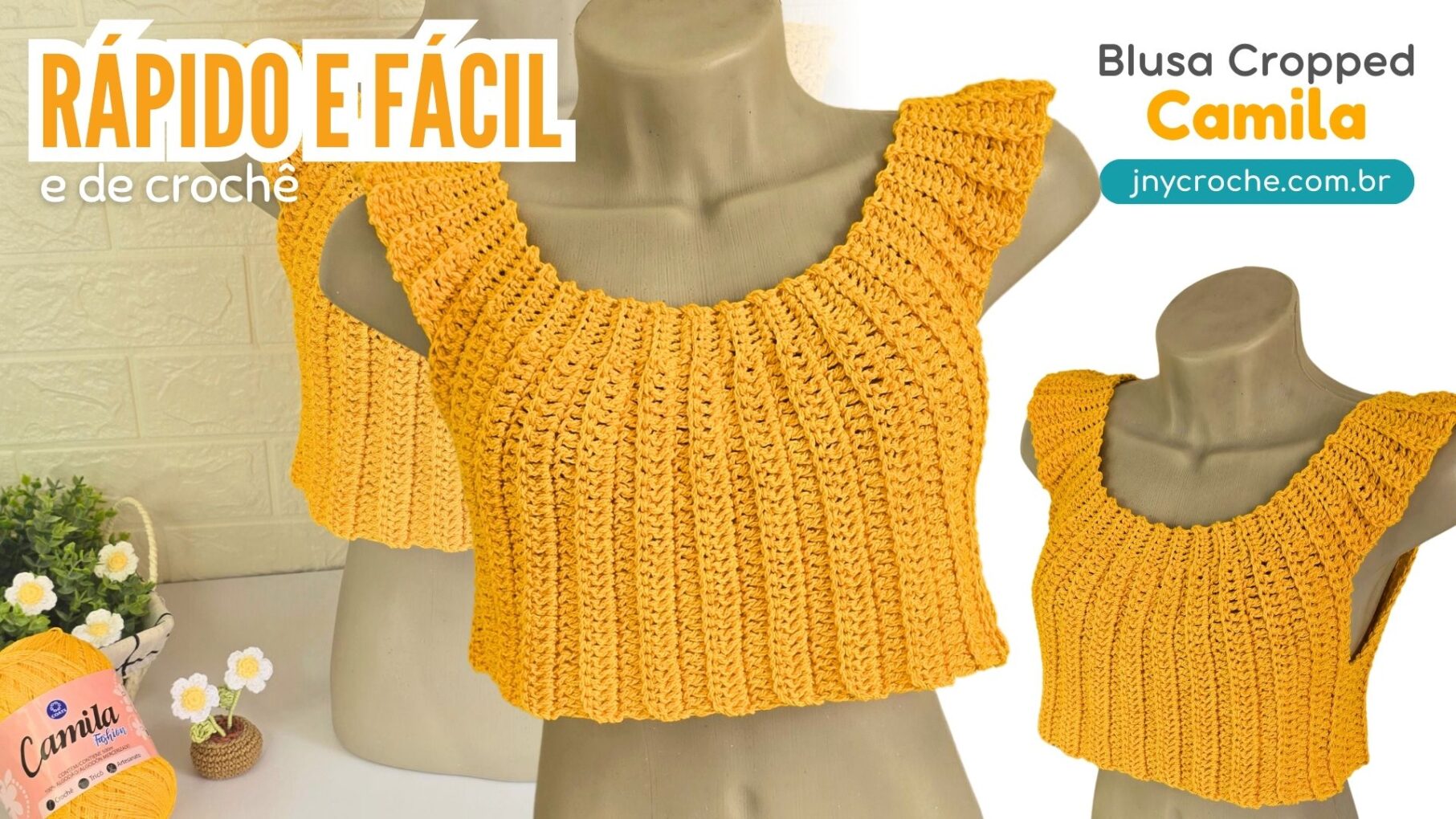 Blusa cropped de crochê, blusa de crochê, cropped de crochê, jny crochê,