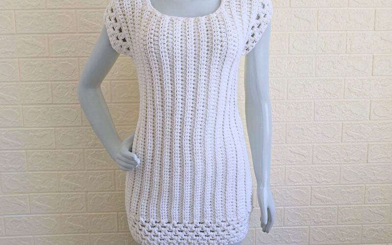 Vestido de crochê