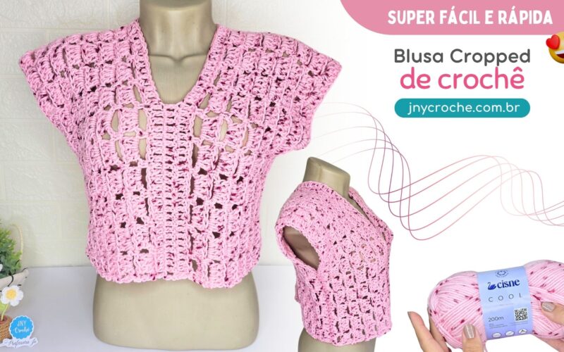 Cropped de crochê, Blusa de crochê, Blusa de crochê fácil e rápida, Cropped de crochê fácil, jny croche, Blusas de crochê modernas, Cropped de crochê moderno, Blusa de crochê chique, Blusa de crochê fácil para iniciantes, Blusa de crochê diferente, Blusa de crochê para festa, Cropped de crochê passo a passo econômico e fácil, Cropped de crochê diferente, Modelos de cropped de crochê, Cropped de crochê quadrado, linhas corrente,