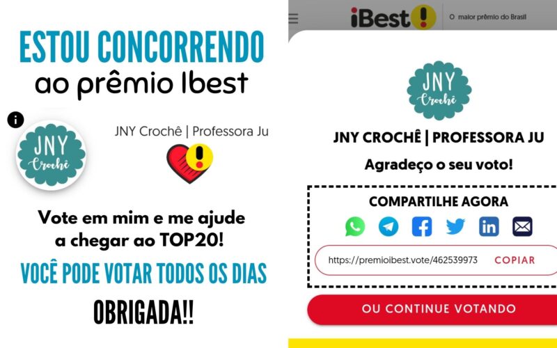 Prêmio Ibest JNY Croche 2025