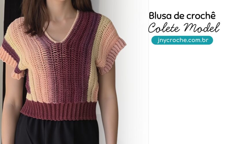 Blusa Colete Model Super fácil