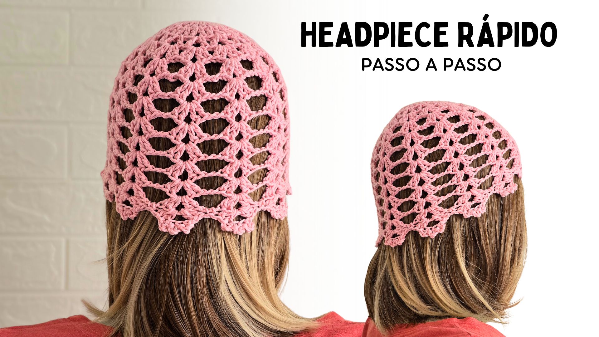 Headpiece crochê, headpiece