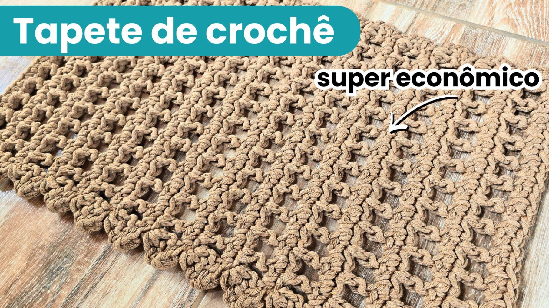 Tapete de crochê simples e bonito, Tapete de crochê passo a passo, Tapete de crochê fácil e rápido, Tapete de crochê fácil e econômico,