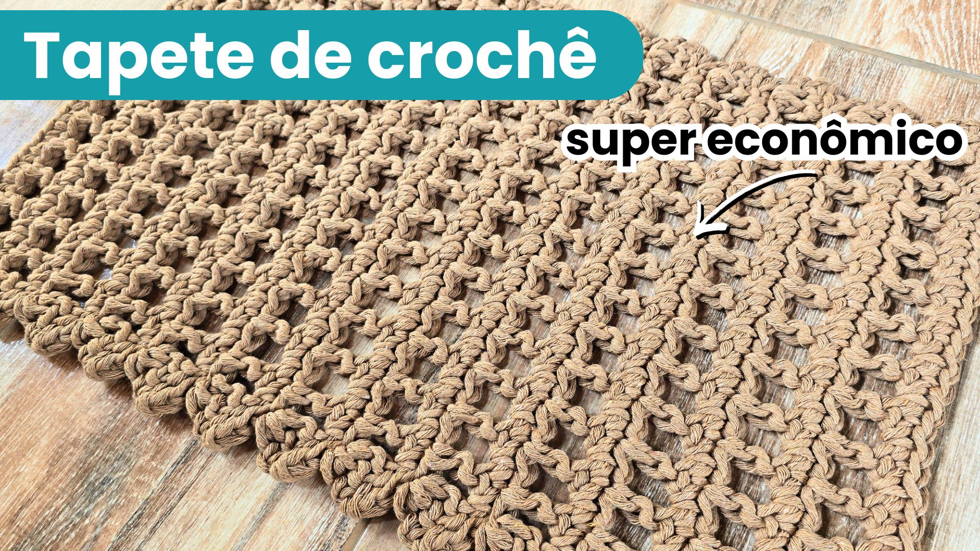 Tapete de crochê simples e bonito, Tapete de crochê passo a passo, Tapete de crochê fácil e rápido, Tapete de crochê fácil e econômico,
