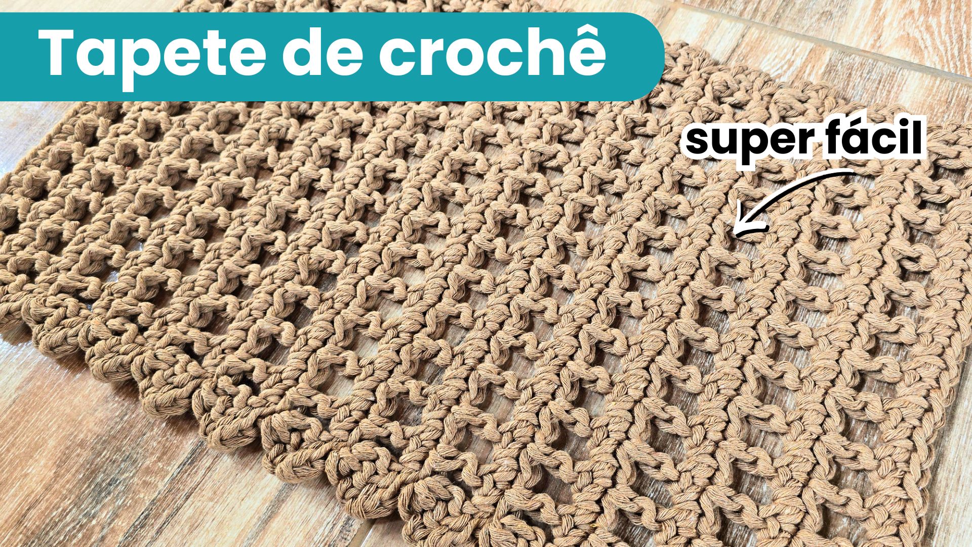 Tapete de crochê simples e bonito, Tapete de crochê passo a passo, Tapete de crochê fácil e rápido, Tapete de crochê fácil e econômico,