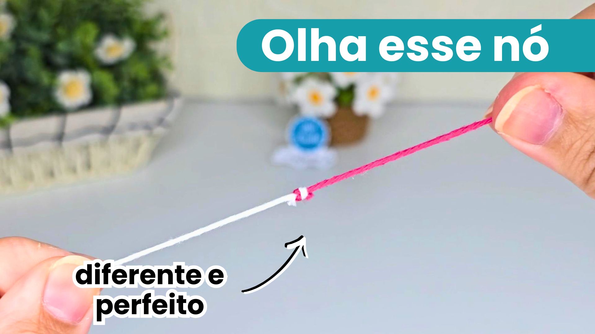 Nó de crochê fácil que não solta jamais