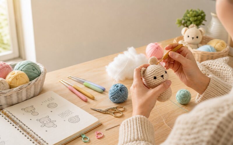 Amigurumi para iniciantes passo a passo com a JNY Crochê Guia