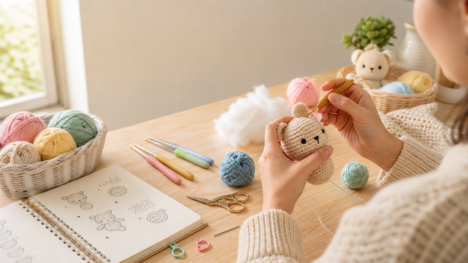 Amigurumi para iniciantes passo a passo com a JNY Crochê Guia