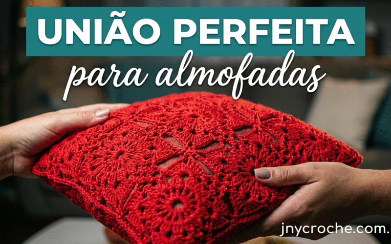 União de square de crochê e quadrado de crochê para almofadas e caminhos de mesa de crochê