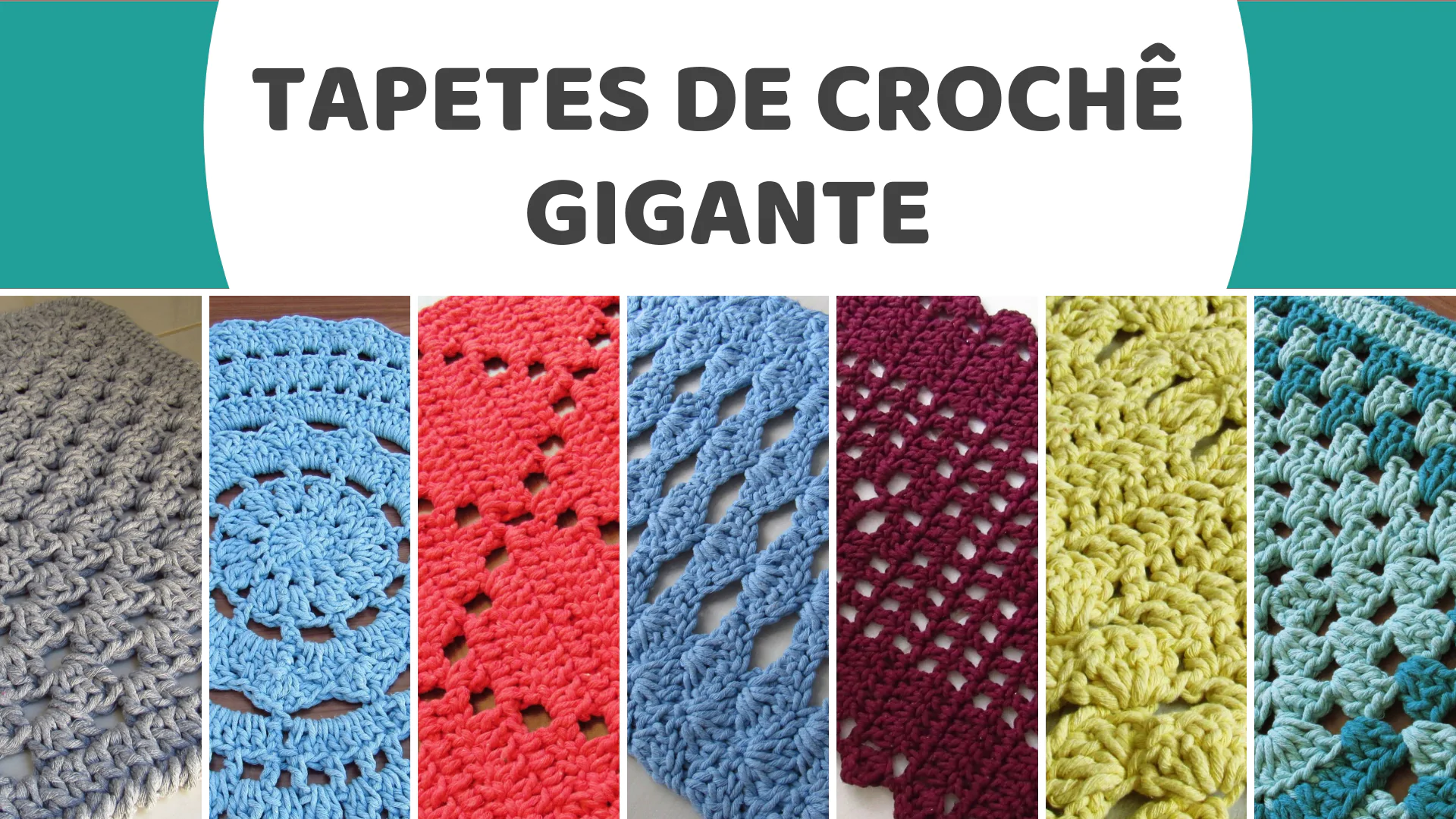 Tapetes de Crochê Gigante