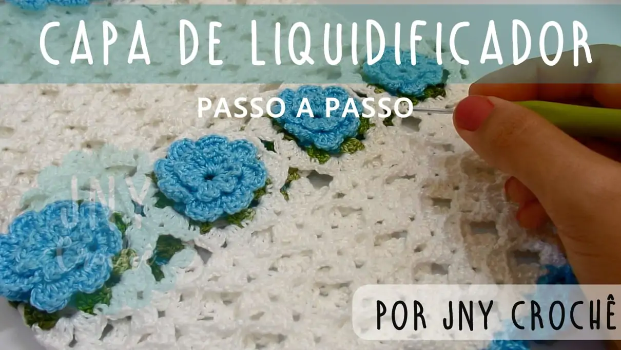 Capa de liquidificador de crochê | Aninha | CLUB