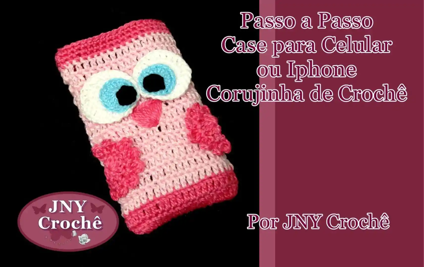 Case de crochê Corujinha