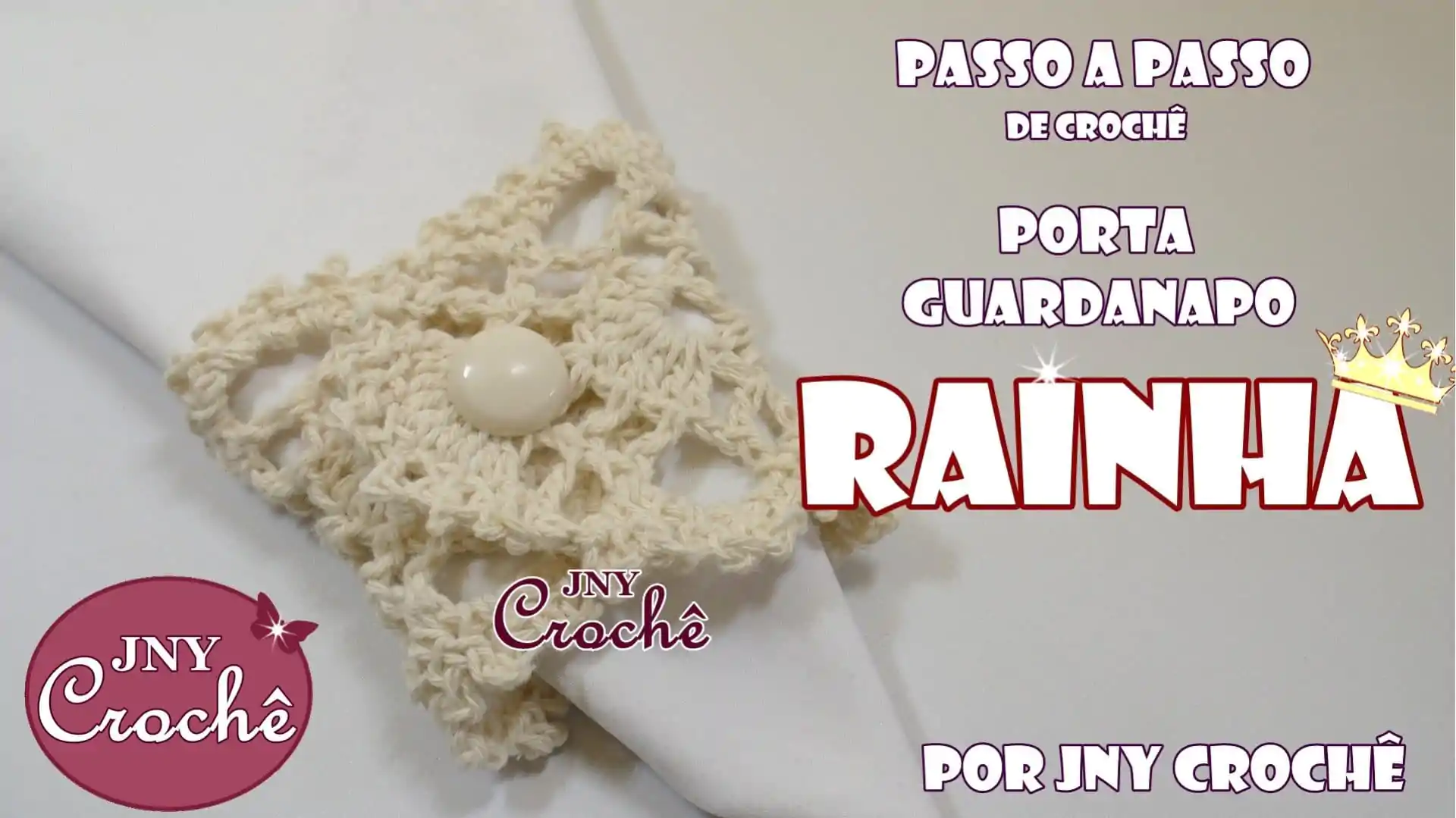 Porta guardanapo de crochê | Rainha