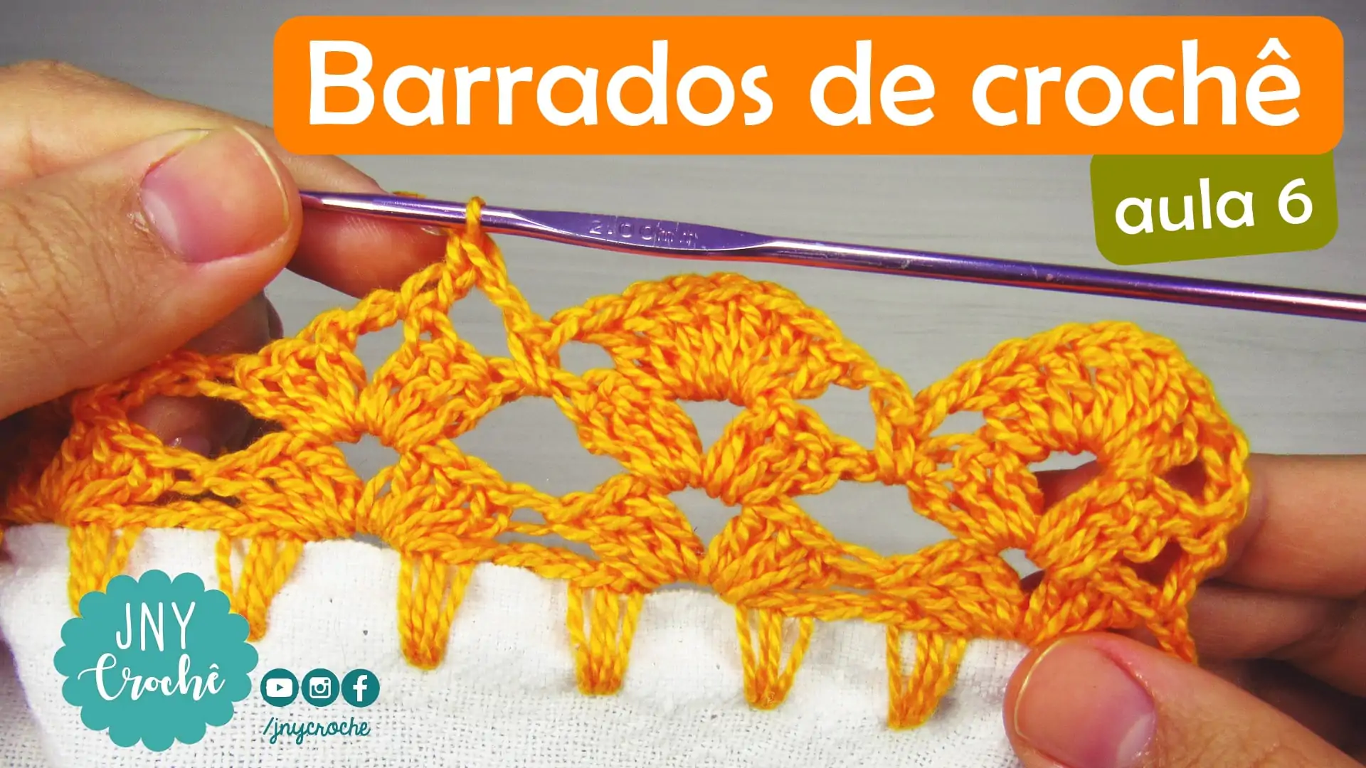 Bicos de crochê para iniciantes | Aula 6