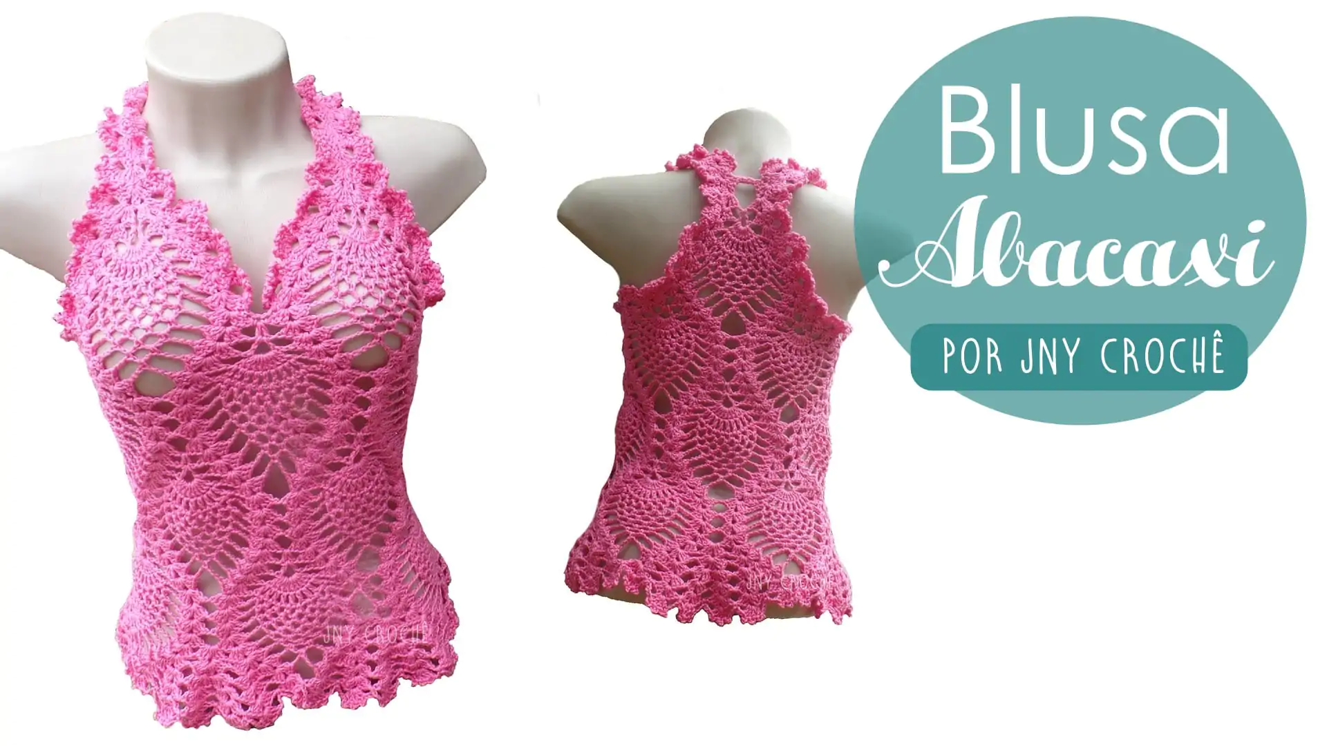 Blusa de crochê | Ponto Abacaxi | CLUB
