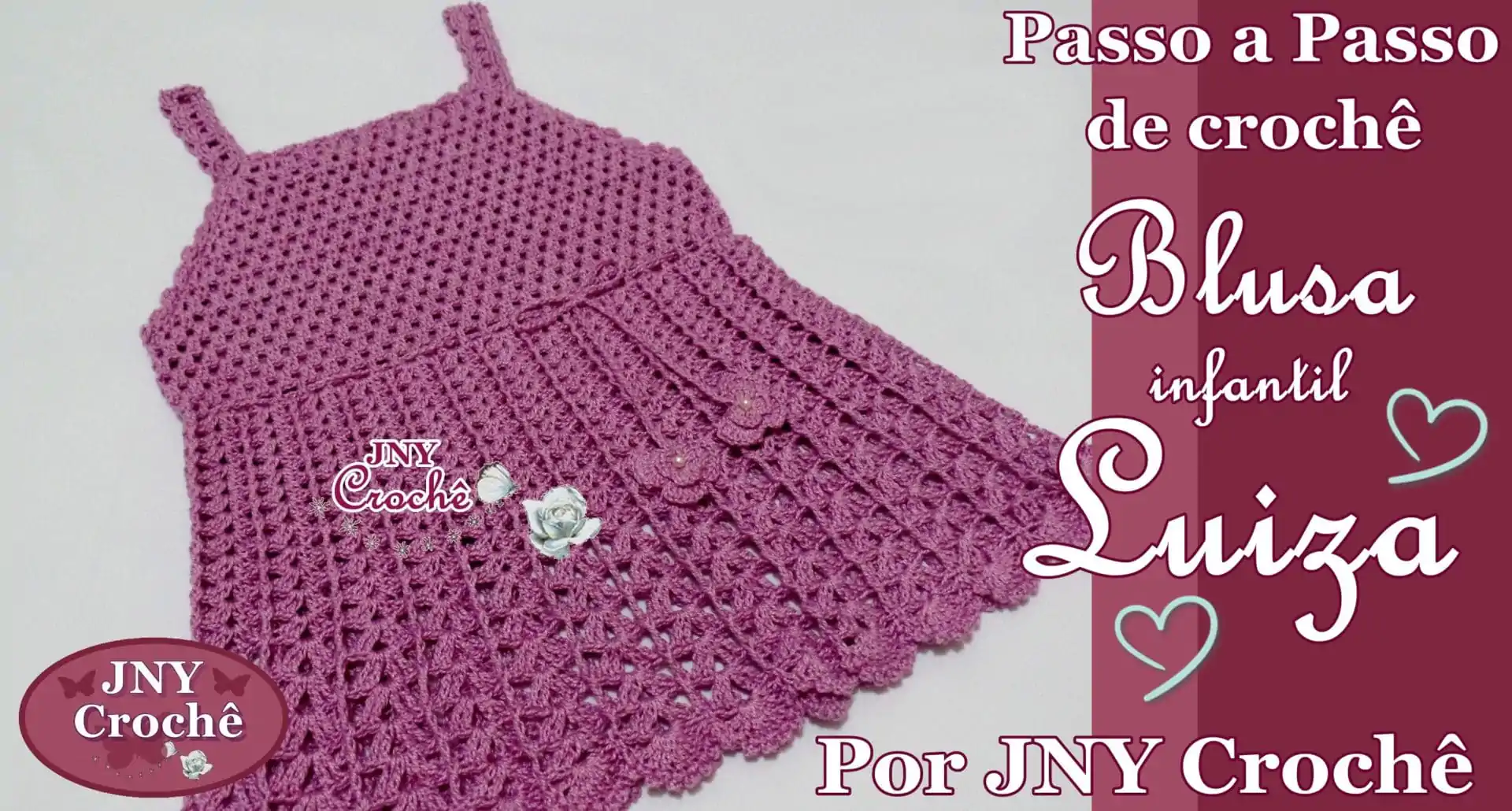 Blusa infantil Luiza (6 a 8 anos)