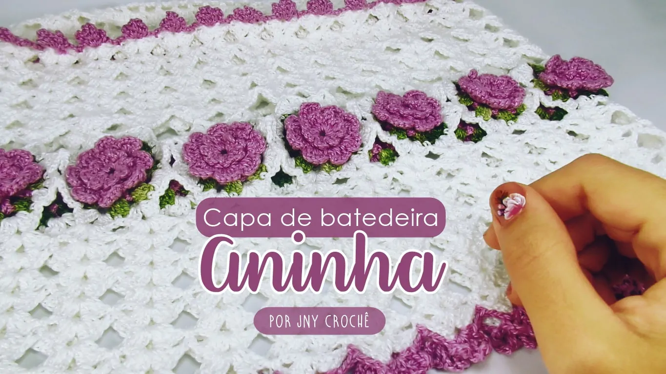 Capa de batedeira de crochê | Aninha | CLUB