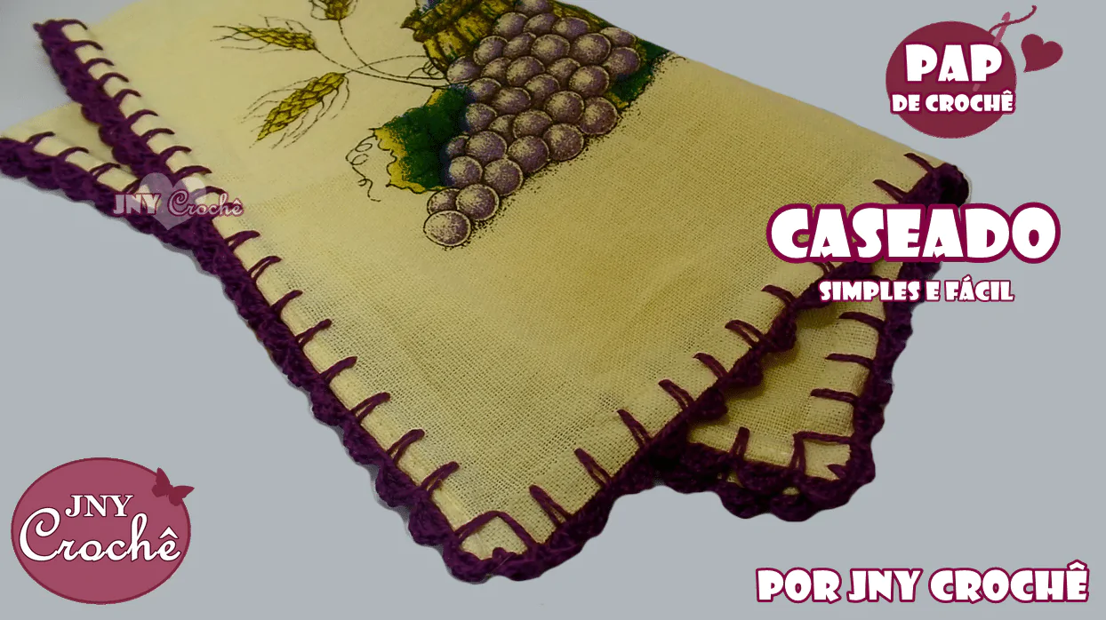 Caseado de crochê simples e fácil | Carreira única