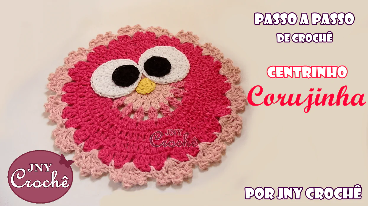 Centrinho de crochê | Corujinha Bia