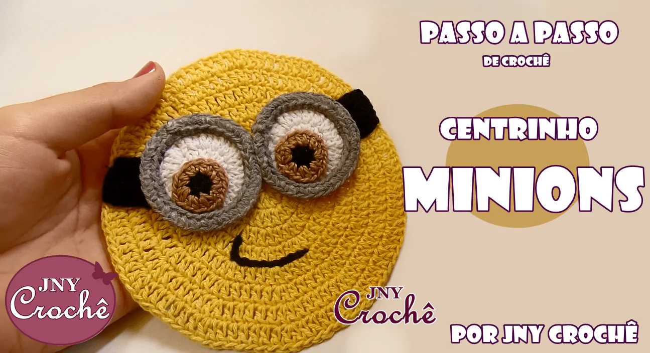 Centrinho de crochê | Minions