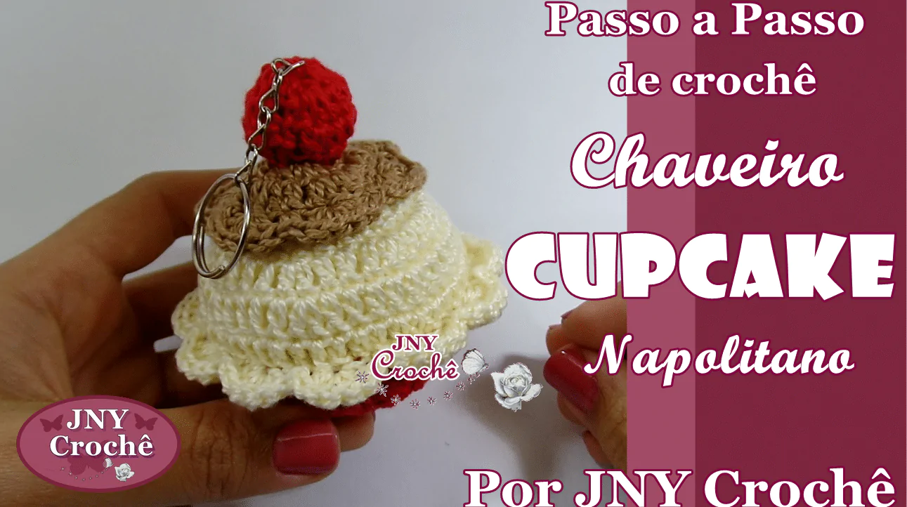 LEMBRANCINHA DE CROCHÊ | Cupcake