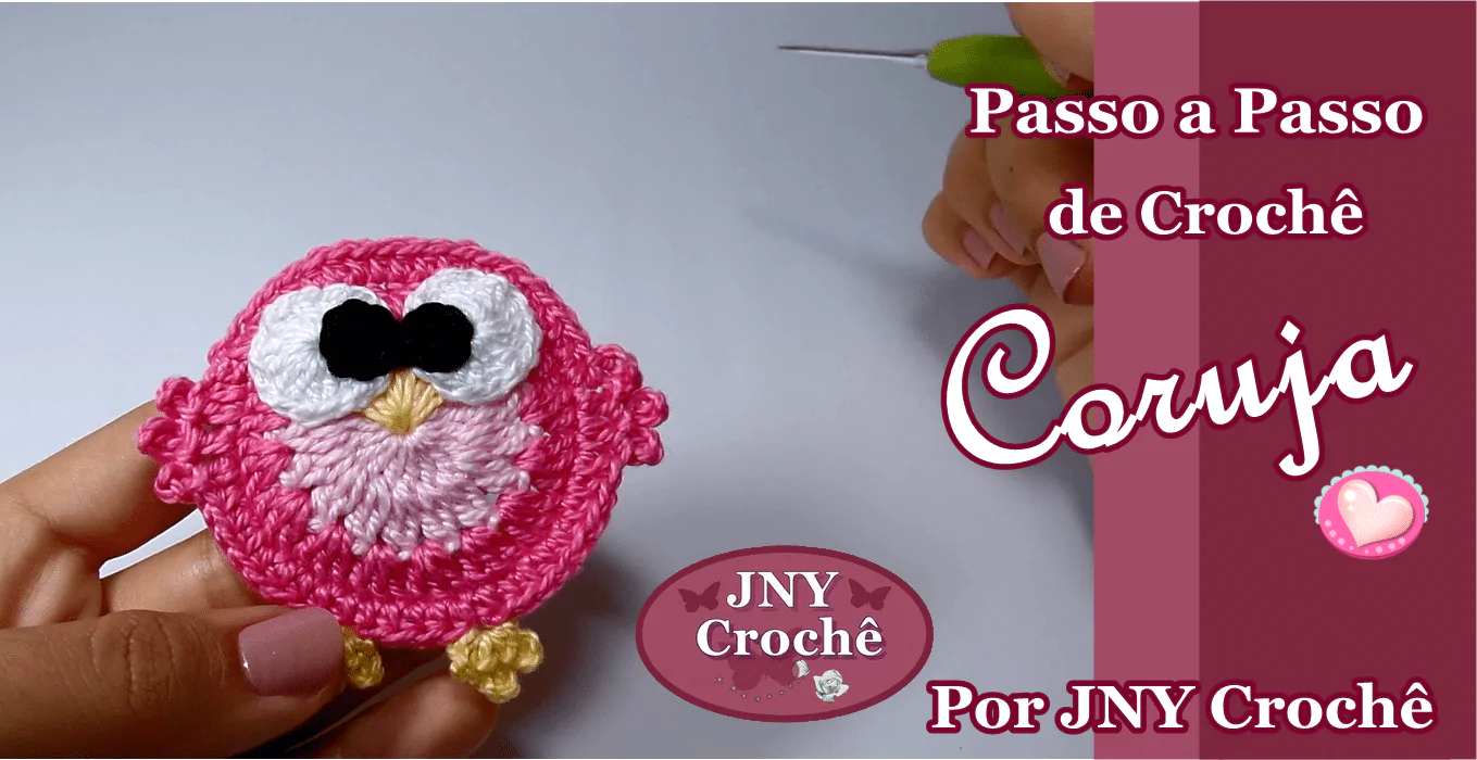 Coruja de crochê | passo a passo