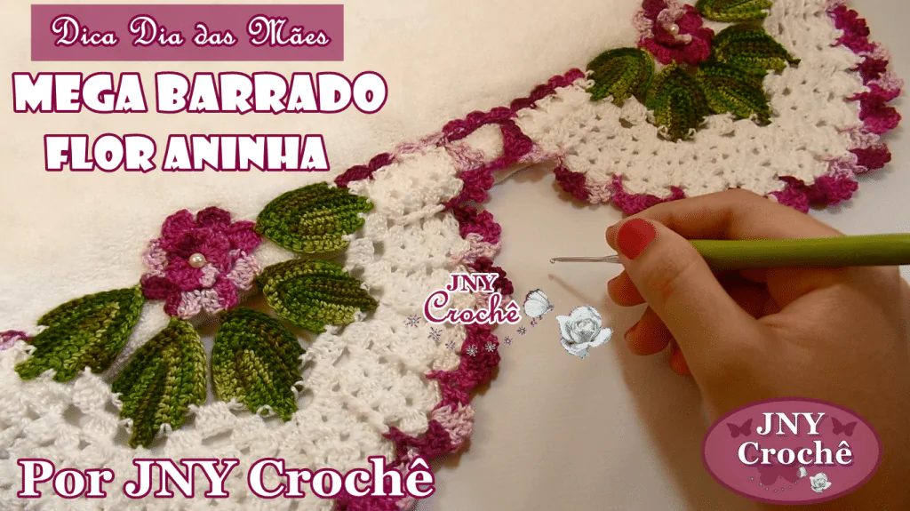 Presente de crochê para o Dia das Mães