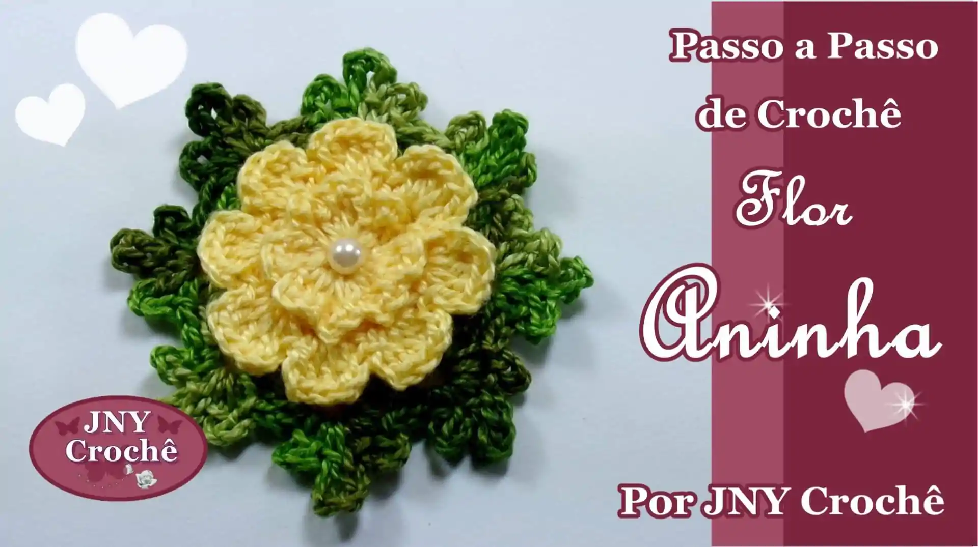 Flor Aninha de crochê | passo a passo