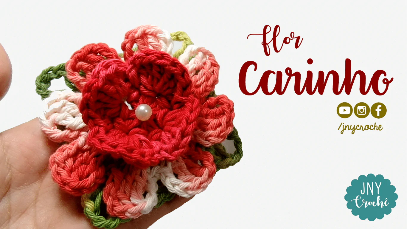 Flor de crochê | Carinho | CLUB