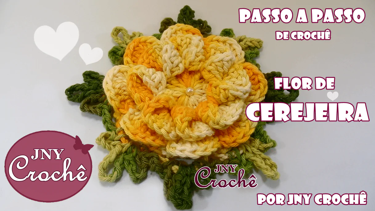 Flor de crochê | Cerejeira | Remake