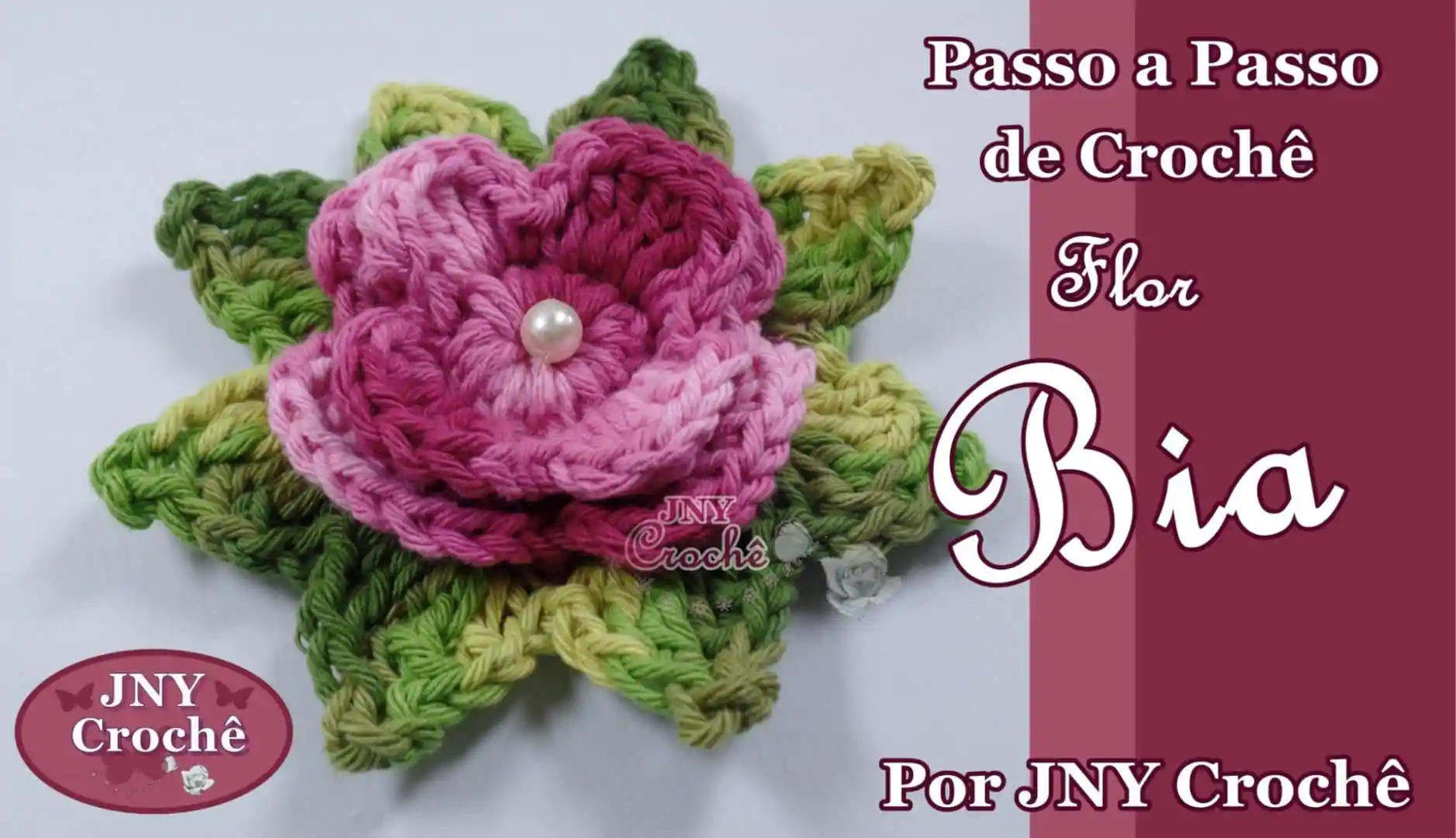 Flor Bia de crochê | passo a passo