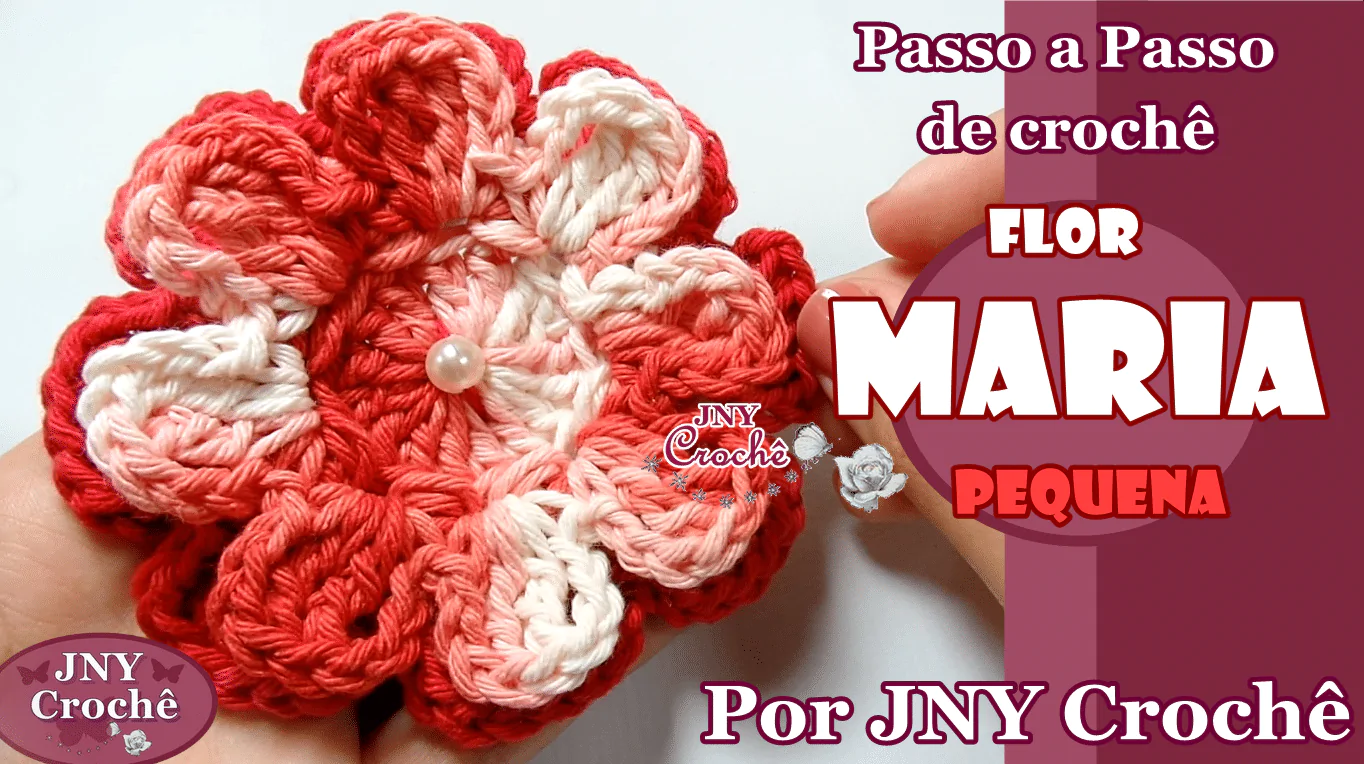 Flor de crochê | Maria (pequena)