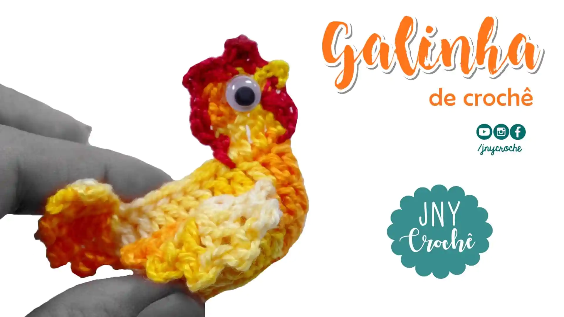 Galinha de crochê | passo a passo