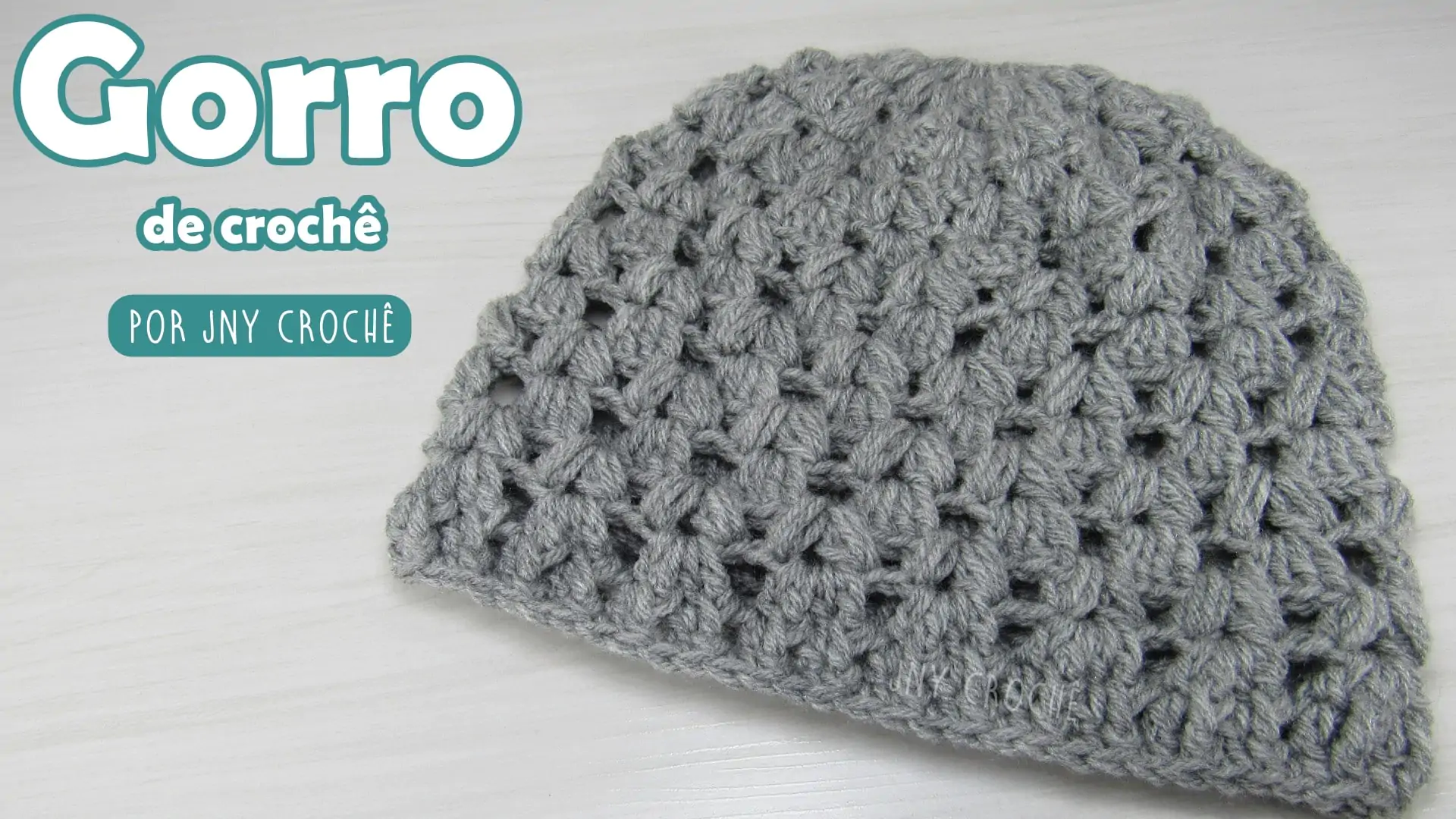 Gorro de crochê passo a passo