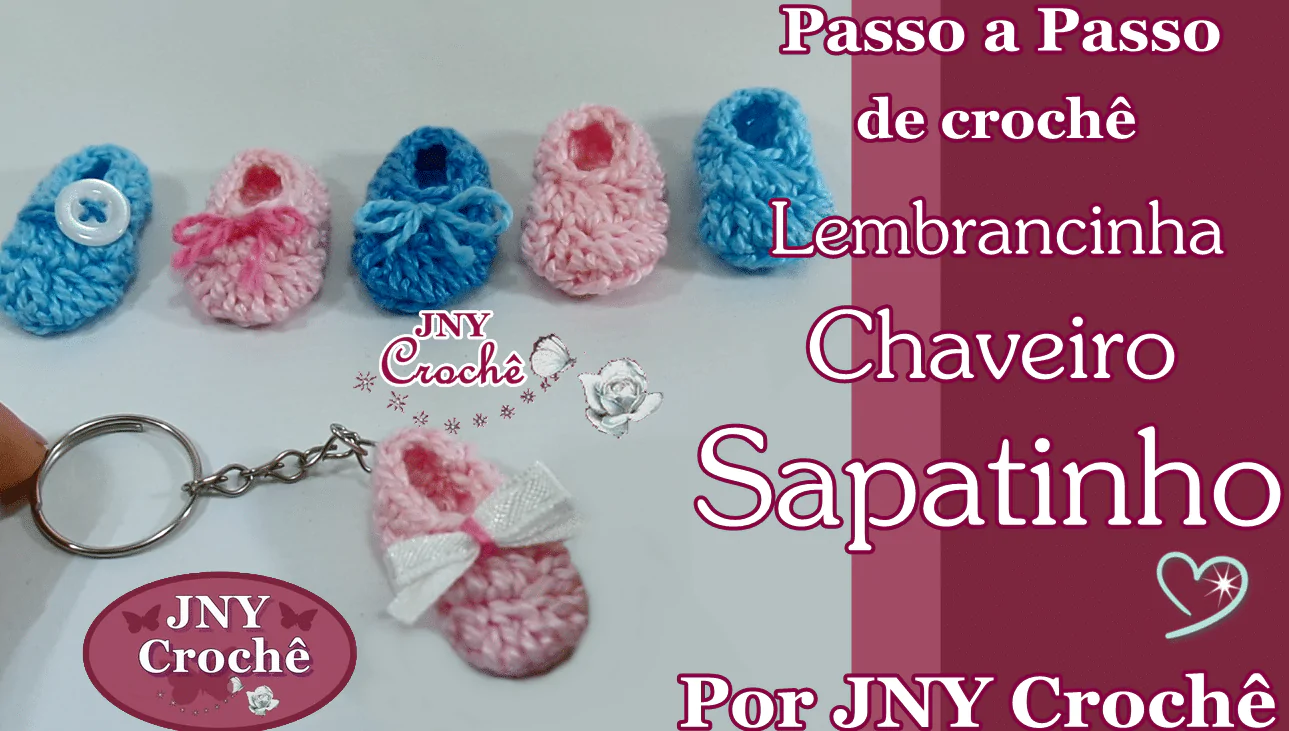 LEMBRANCINHA de crochê | Sapatinho