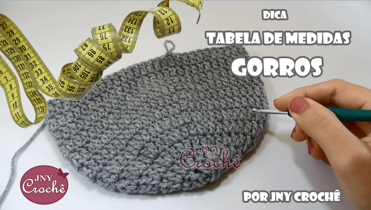 Dica: Tabela de medidas | Gorros