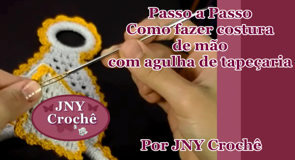 Como fazer costura de mão com agulha de tapeçaria