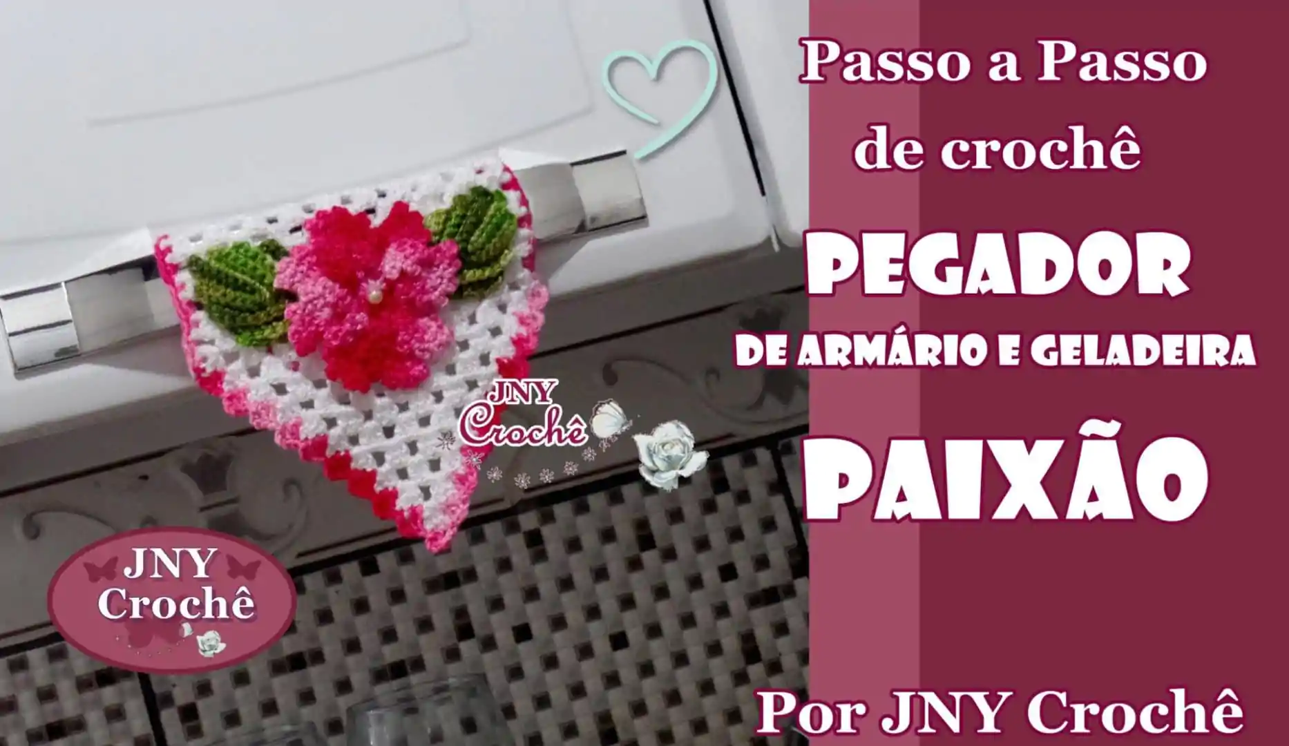 Pegador de armário de crochê | PAIXÃO
