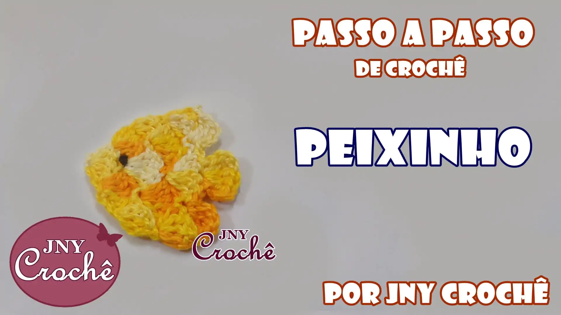 Peixinho de crochê | passo a passo